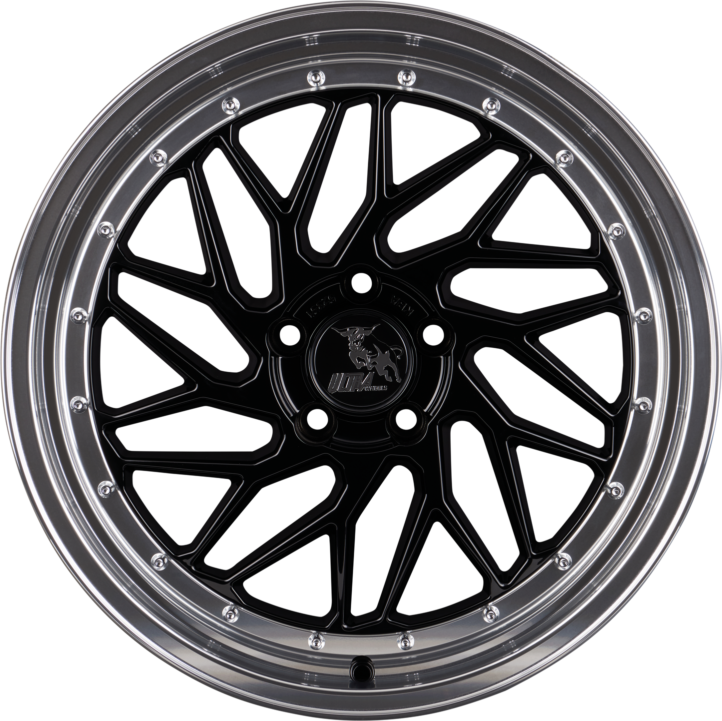 ULTRA WHEELS UA14 SPIN - BLACK / LIP POLISH// 8,5x19