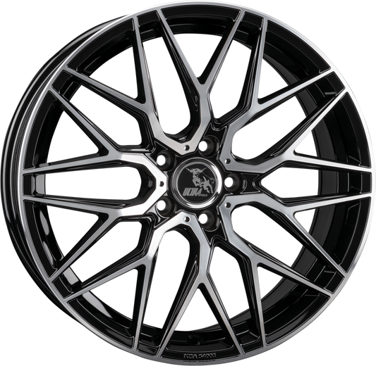 A stylish multi-spoke alloy wheel with a polished finish.