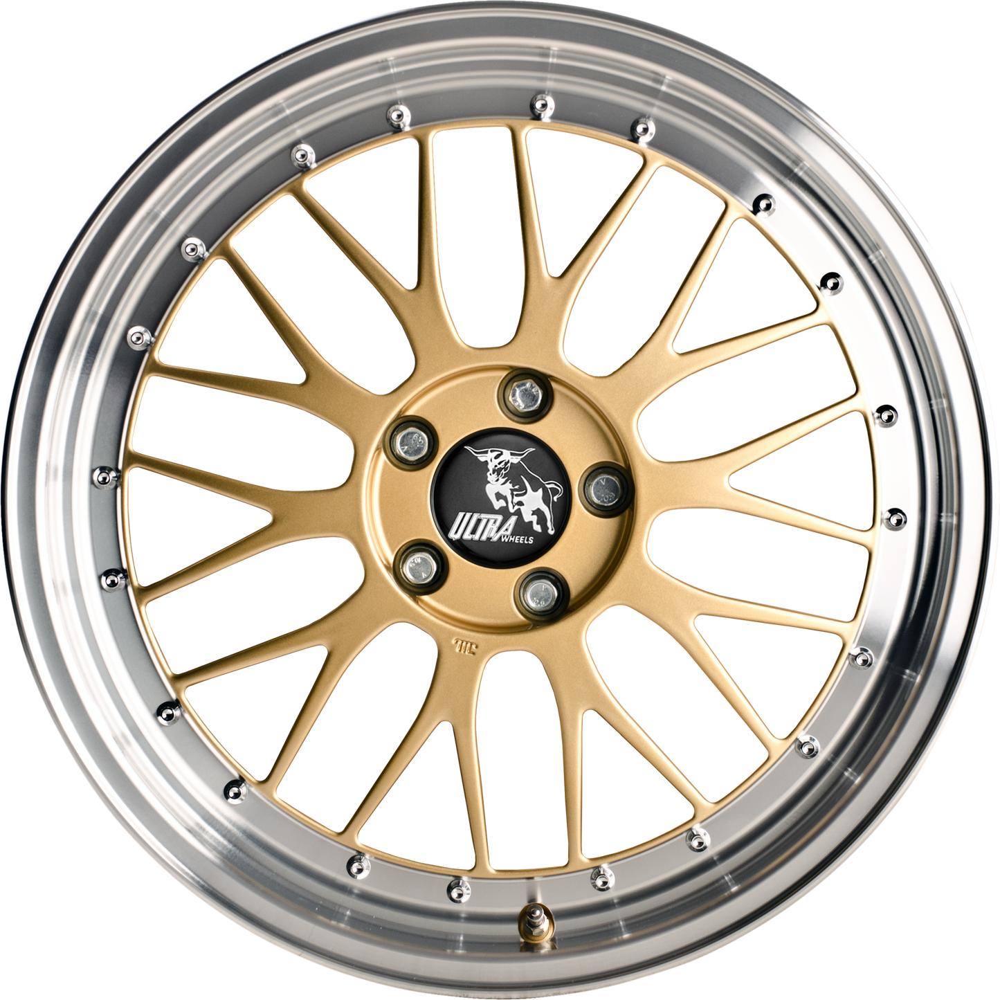 ULTRA WHEELS UA3 LM GOLD LIP POLISHED // 8,5x18