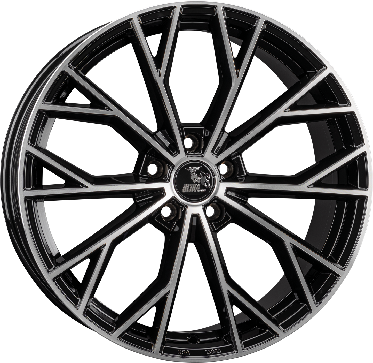 Ultra Wheels UA23 RS EVO BLACK POLISHED // 8,0x18